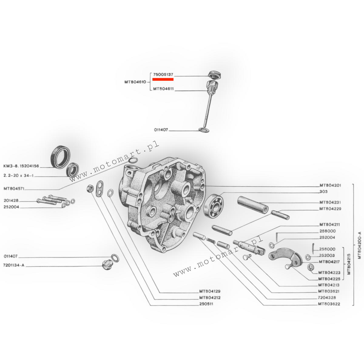 K750 Dnieper Ural differential dipstick cap BLACK